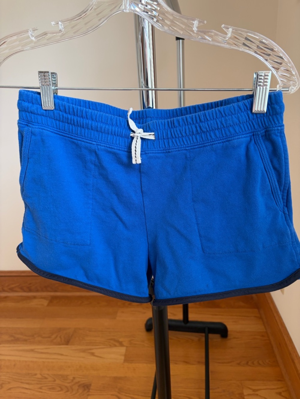 Crewcuts Royal Blue Drawstring Athletic Shorts with Black Trim